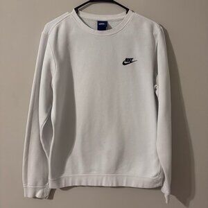 Mens White Nike Sweater